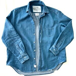 Frank & Eileen Relaxed Button-Up Shirt Vintage Stonewashed Indigo